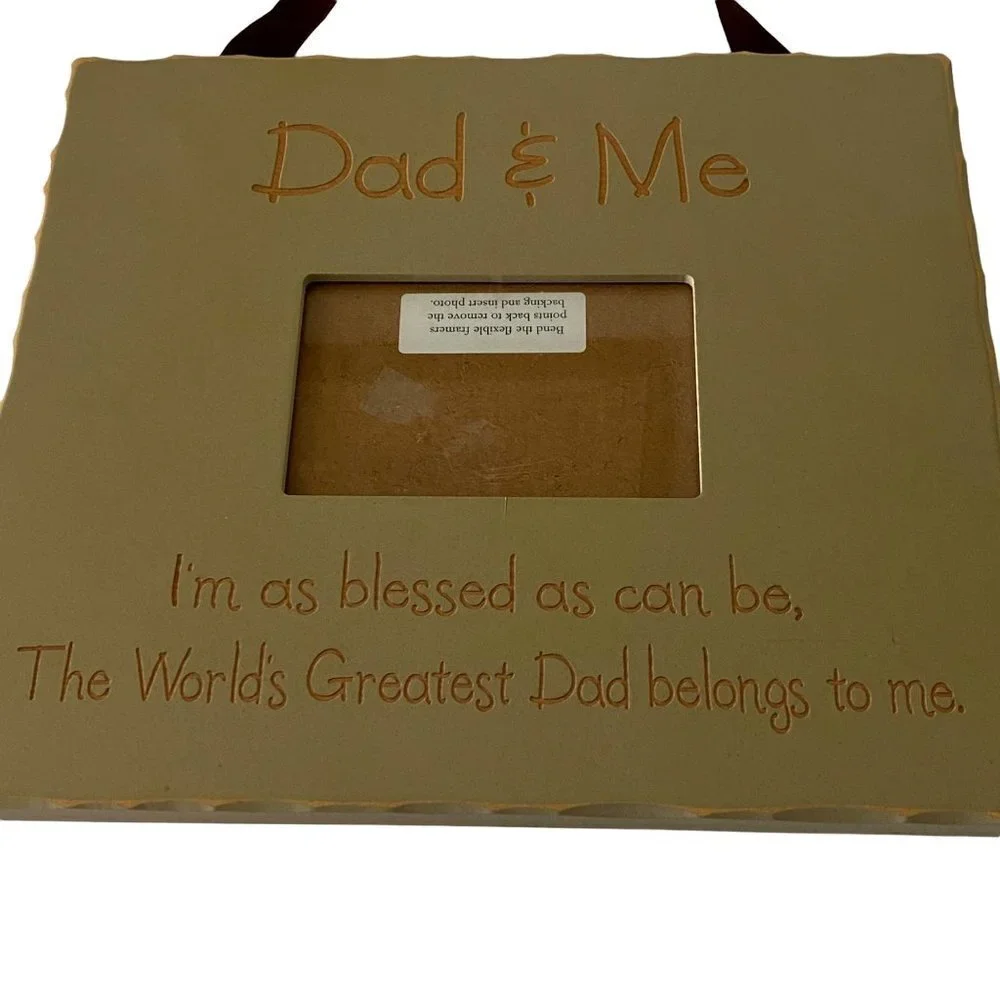 The Worlds Greatest Dad Large Wooden Picture Frame